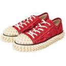 【doublet/ダブレット】SPIKY CANVAS SNEAKER【RED】