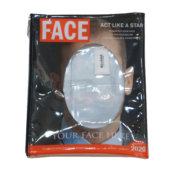 【doublet/ダブレット】FACEOUT MAGAZINE CLUTCH BAG【FACE】