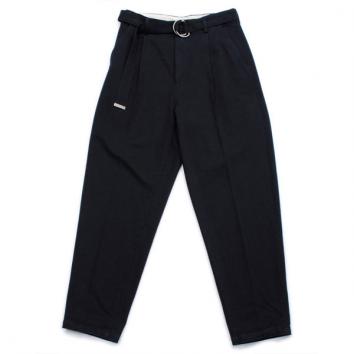【doublet/ダブレット】SILK CHINO WIDE TAPERED TROUSERS【D.NAVY】