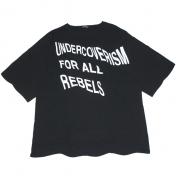 【Undercoverism-アンダーカバーイズム】LanguidTEE UCISM FOR ALL REBELS【BLK】