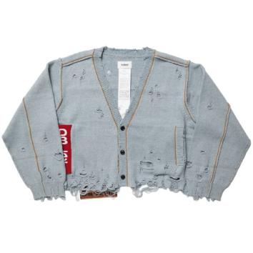 【doublet/ダブレット】RECYCLE DENIM YARN CARDIGAN【INDG】