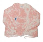 【doublet/ダブレット】RECYCLE COTTON BLEACHED PULLOVER【PINK】