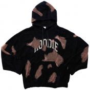 【doublet/ダブレット】RIPPED OFF KNIT HOODIE【BLK】