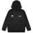 【TANGRAM-タングラム】SLANT LOGO DOUBLE KNIT HOODIE【BLK】