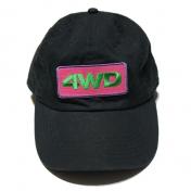 【4WD-4WORTHDOING-】4WD Logo Patch 5 Panel Hat【BLK】