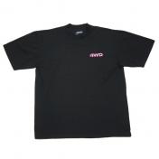 【4WD-4WORTHDOING-】Halftone Logo SS Tee【BLK×PINK】