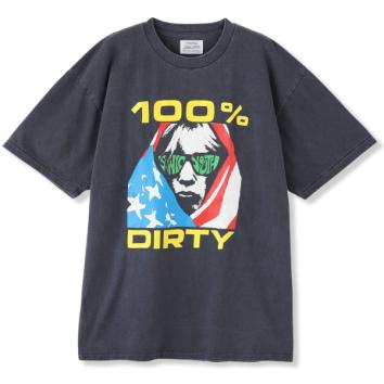 【INSONNIA PROJECTS-インソニアプロジェクト】SONIC YOUTH 100% DIRTY TEE【NAVY】