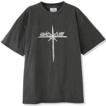 【INSONNIA PROJECTS-インソニアプロジェクト】SONIC YOUTH SONIC LIFE TEE【BLK】