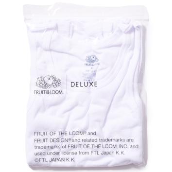【DELUXE-デラックス】DELUXE x Fruits of the Loom pack TANK【WHT】