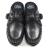 【foot the coacher】CUT-OFF RING MOCCASIN【BLK】