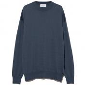 【UNUSED - アンユーズド】12G knit pullover【D.NAVY】
