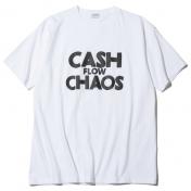 【Chaos Fishing Club-カオスフィッシングクラブ】CASH FLOW CHAOS TEE【WHT】
