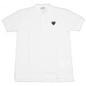【PLAY COMME des GARCONS】PLAY BLACK HEART ワンポイントPOLO SHIRTS