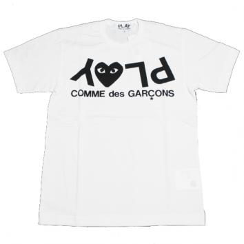 【PLAY COMME des GARCONS】PLAY 逆ロゴ T-SHIRTS【WHT】