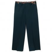 【doublet/ダブレット】BURNIG EMBROIDERY TROUSERS【D.GRN】
