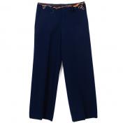 【doublet/ダブレット】BURNIG EMBROIDERY TROUSERS【NAVY】