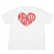 【KENZO-ケンゾー】KENZO HEART オーバーサイズ Tシャツ【O.WHT】