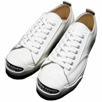 【UNDERCOVER-アンダーカバー】【WOMENS】TOE LOGO LEATHER SNEAKERS 【WHT】