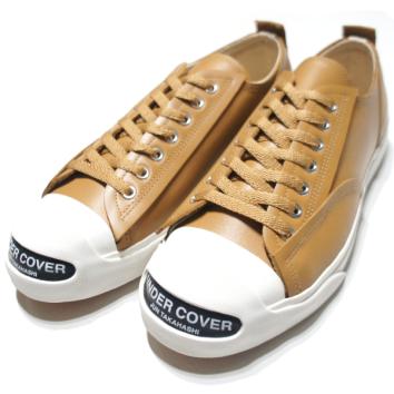 【UNDERCOVER-アンダーカバー】【MENS】TOE LOGO LEATHER SNEAKERS 【BEG】