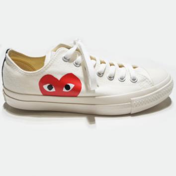 【PLAY COMME des GARCONS】PLAY×CONVERSE CHUCK TAYLOR LOW【BEG】