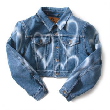 【doublet/ダブレット】CROPPED STREATCH DENIM JACKET