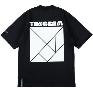 【TANGRAM-タングラム】PUZZLE LOGO SHORT MOCK NECK