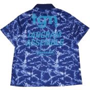 【TANGRAM-タングラム】TIE-DYE TURF POLO SHIRTS【BLUE】