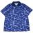 【TANGRAM-タングラム】TIE-DYE TURF POLO SHIRTS【BLUE】