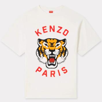 【KENZO-ケンゾー】'LUCKY TIGER' オーバーサイズ Tシャツ【O.WHT】