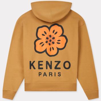 【KENZO-ケンゾー】'BOKE FLOWER' オーバーサイズ エンブロイダリー フーディー【D.CML】