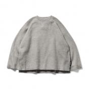 【TIGHTBOOTHPRODUCTION-タイトブースプロダクション】MOHAIR SWEATER【GRAY】