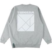 【TANGRAM-タングラム】BASIC LOGO SWEAT CREW【GRY】