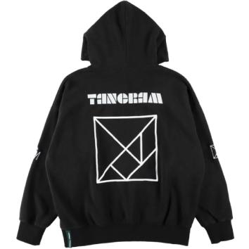 【TANGRAM-タングラム】LOGO FLEECE HOODIE【BLK】【販売方法指定商品】