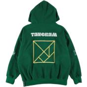 【TANGRAM-タングラム】LOGO FLEECE HOODIE【GRN】【販売方法指定商品】