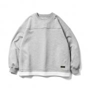 【TIGHTBOOTHPRODUCTION-タイトブースプロダクション】SMOOTH CREW SWEAT【GRY】