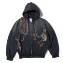 【doublet/ダブレット】EMBROIDERED CHAIN ZIP-UP HOODIE