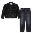 【eYe JUNYAWATANABE MAN-ジュンヤワタナベマン アイ】綿デニム製品加工 New Manual Wネーム JKT&PANTS
