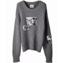 【TheSoloist-ソロイスト】crew neck sweater.(low)【GRY】