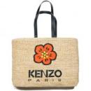 【KENZO-ケンゾー】ラフィア ラージ トートバッグ【Large】