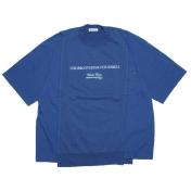 【UNDERCOVER PRE-アンダーカバー プレ】TEE/スウェットmix半袖CS UISM FOR REBELS【G.BLUE】