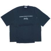 【UNDERCOVER PRE-アンダーカバー プレ】TEE/スウェットmix半袖CS UISM FOR REBELS【BLK】