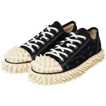 【doublet/ダブレット】SPIKY CANVAS SNEAKER【BLK】