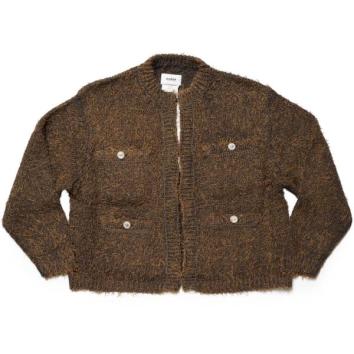 【doublet/ダブレット】TWEED KNIT CARDIGAN【GRY】