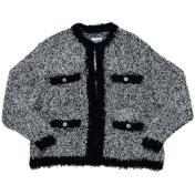 【doublet/ダブレット】TWEED KNIT CARDIGAN
