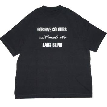 【UNDERCOVER PRE-アンダーカバー プレ】インサイドアウトTEE FOR FIVE COLOURS【BLK】