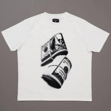 【mastermind JAPAN-マスターマインド ジャパン】TRIPPY ART TEE $1,000【WHT】