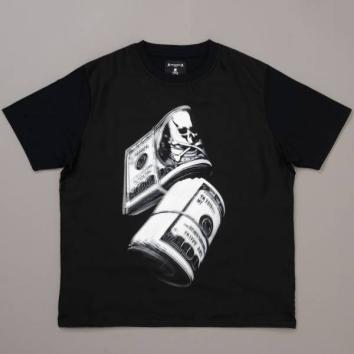 【mastermind JAPAN-マスターマインド ジャパン】TRIPPY ART TEE $1,000【BLK】