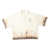 【doublet/ダブレット】MUD-HAND-PAINTED SHIRT【WHT】