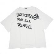 【Undercoverism-アンダーカバーイズム】LanguidTEE UCISM FOR ALL REBELS【WHT】