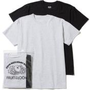 【UNUSED-アンユーズド】UNUSED×FRUIT OF THE LOOM 2PACK TEE【GRY×BLK】